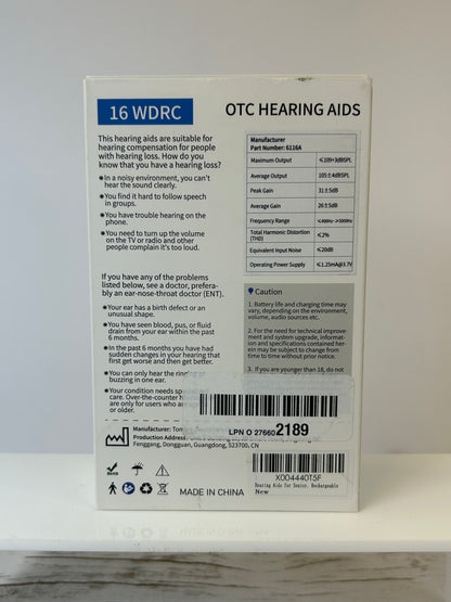 NIOB New OTC 16 channel Multifunctional Digital Hearing Aids