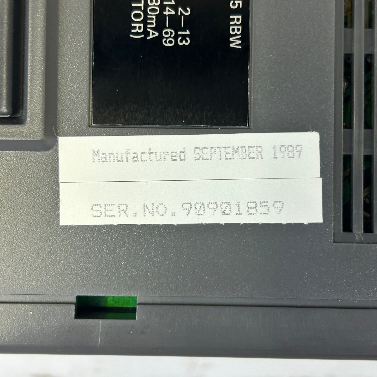 Vintage 1989 IMA 5.5” Hi-Tech Portable Television Black & White TV 55RWB