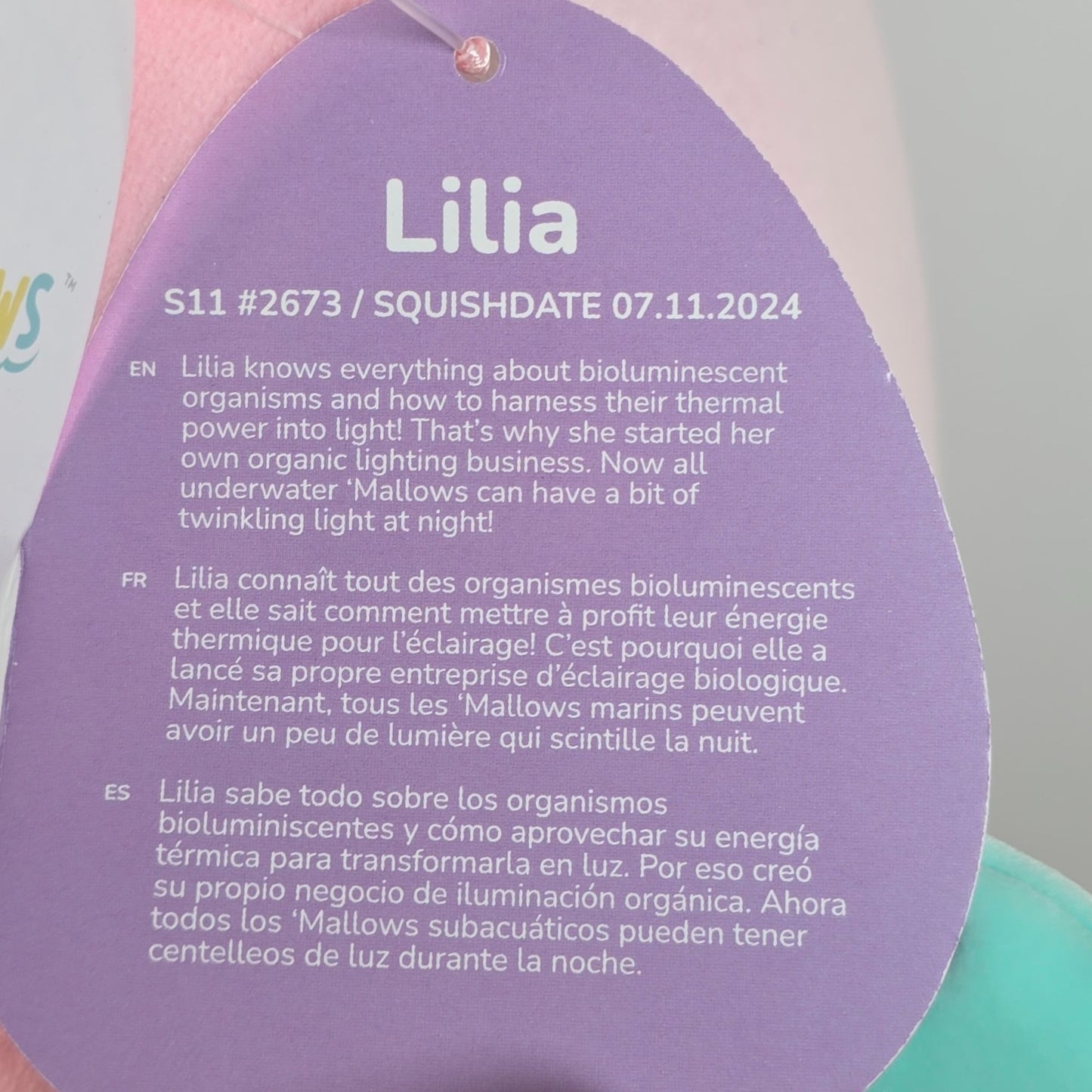 Squishmallows 12-Inch Lilia The Dragon Plush Toy Original Jazwares Soft Cuddly Collectible Pink & Green