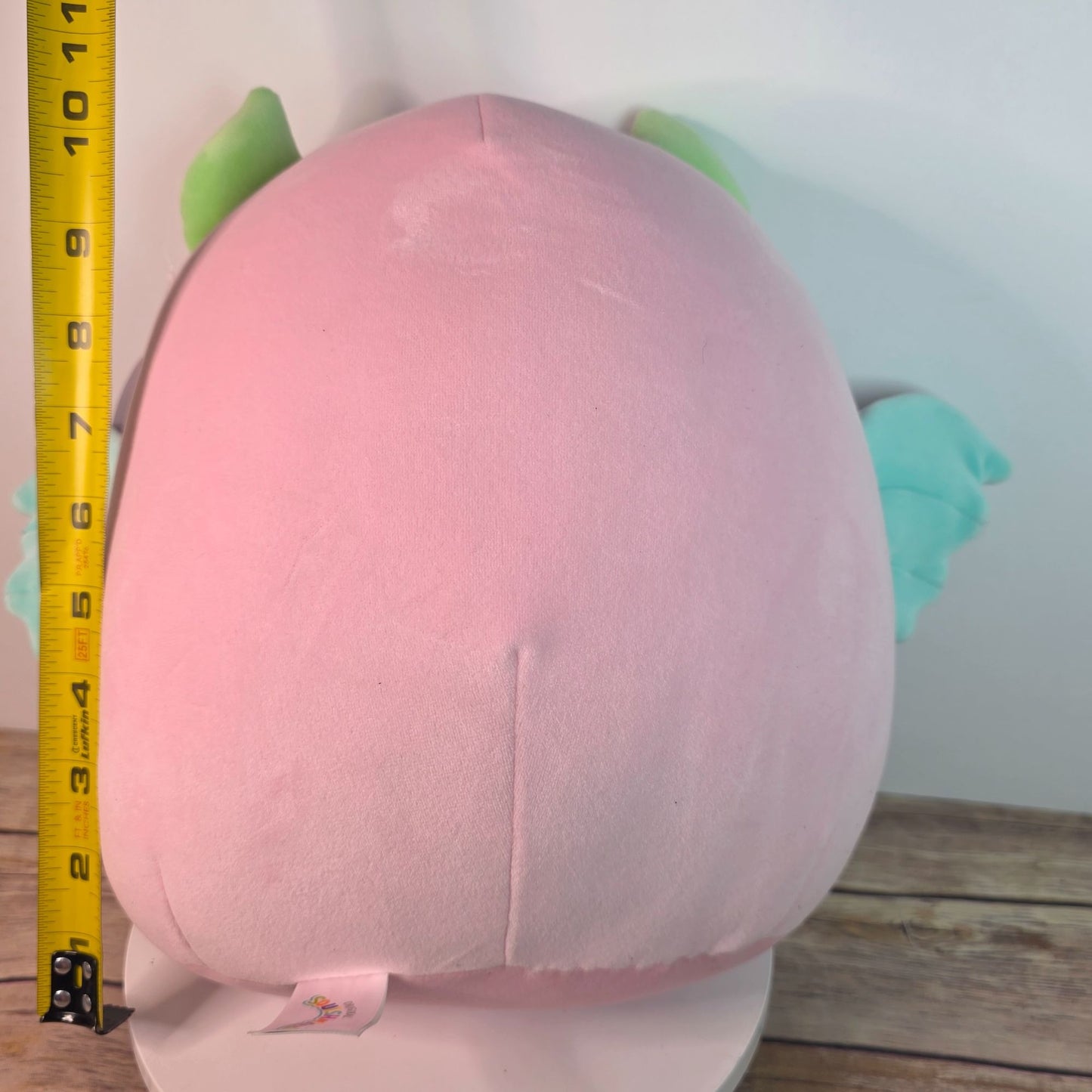 Squishmallows 12-Inch Lilia The Dragon Plush Toy Original Jazwares Soft Cuddly Collectible Pink & Green