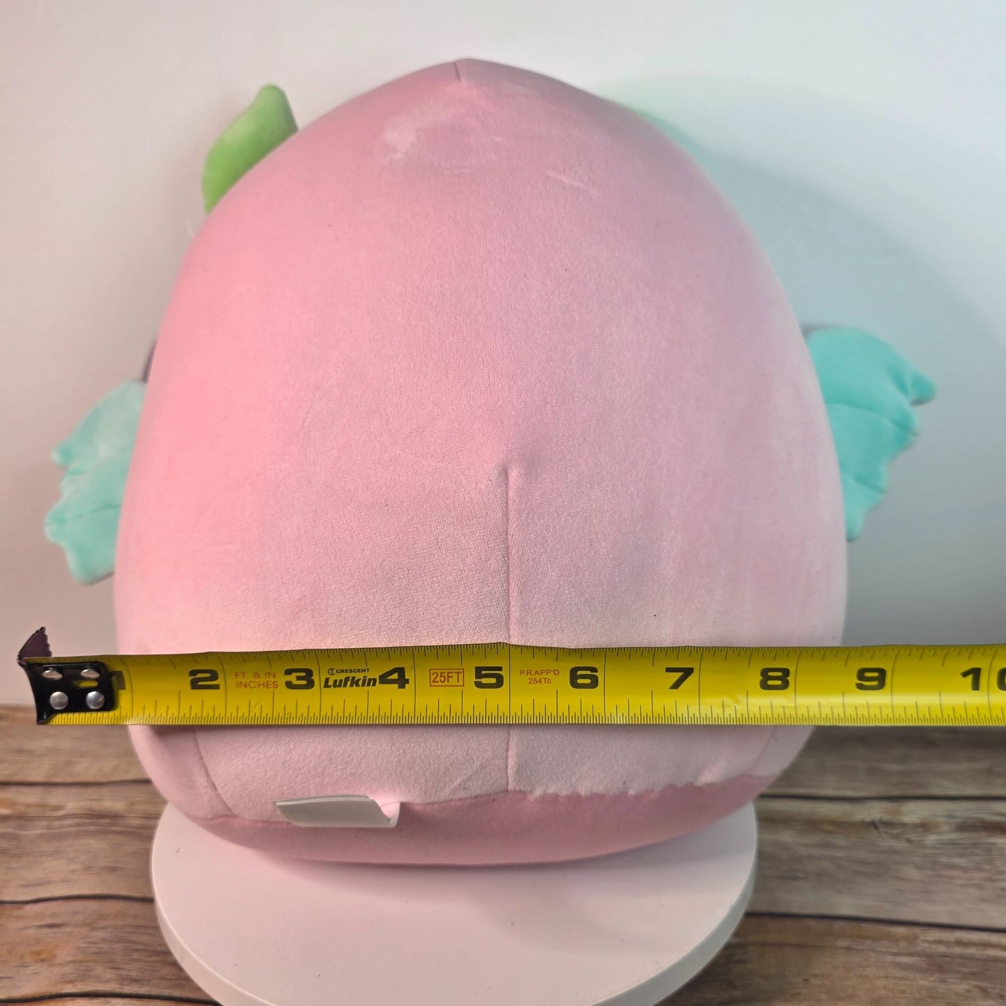 Squishmallows 12-Inch Lilia The Dragon Plush Toy Original Jazwares Soft Cuddly Collectible Pink & Green