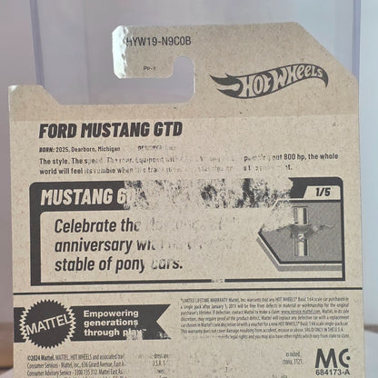 Hot Wheels Ford Mustang GTD 2025 Die-Cast Toy Car Model 34/250 Limited Edition