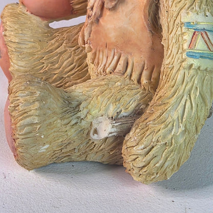 Vintage Bucky & Brenda Hamilton Gifts Figurines 1993 How I Love Being Friends With You 3" Resin Bears