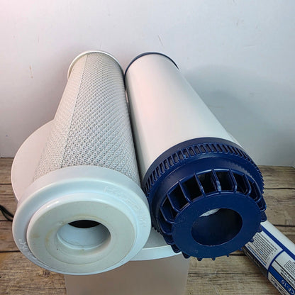 Hydronix ICF-10 Inline Coconut Filter NSF 2000 Gal 2 X 10 1/4 FNPT Chlorine Odor Reduction
