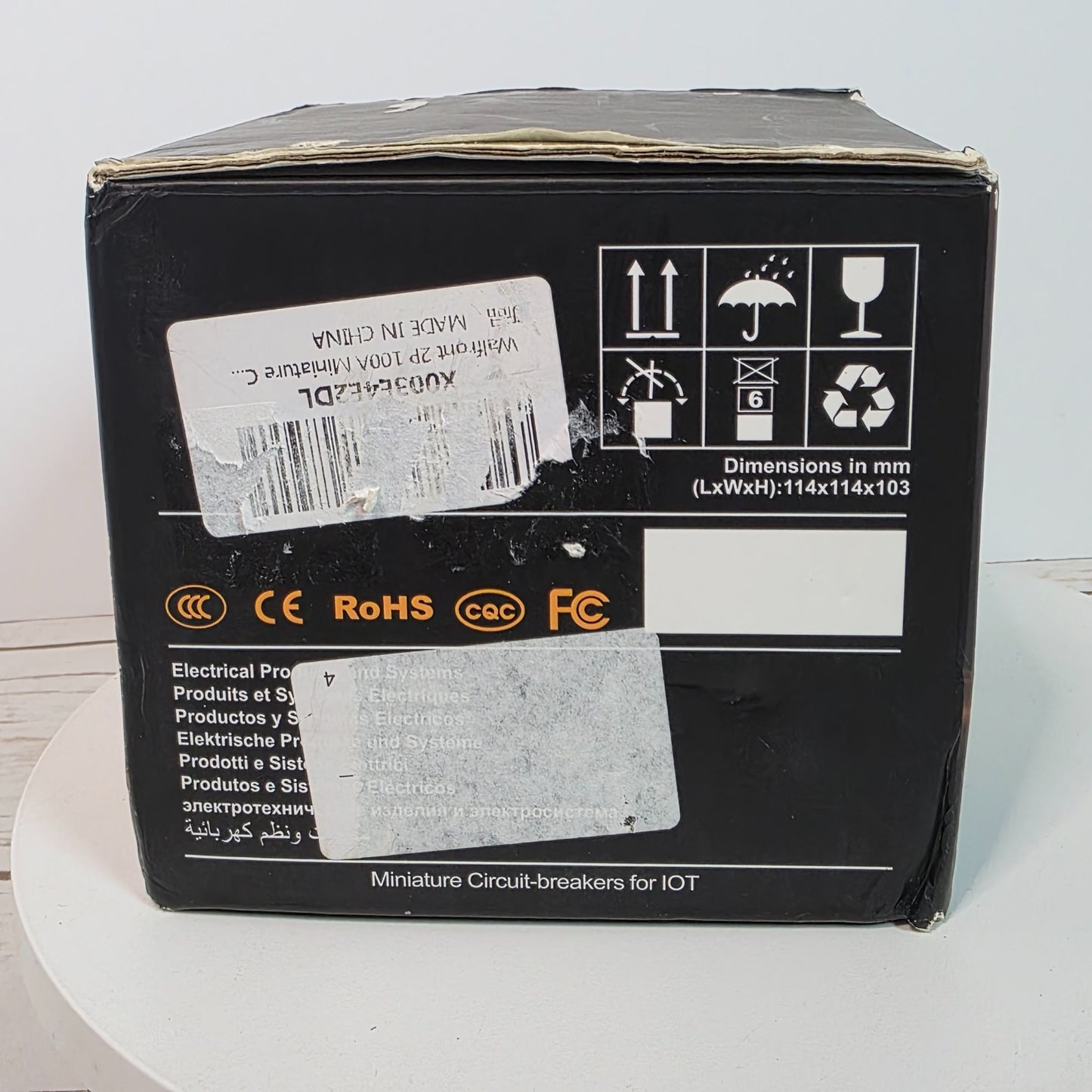 IOT-Based Smart Micro Circuit Breaker With WiFi/Bluetooth Remote Control Powered By Tuya For 230V 50Hz 6000A C100