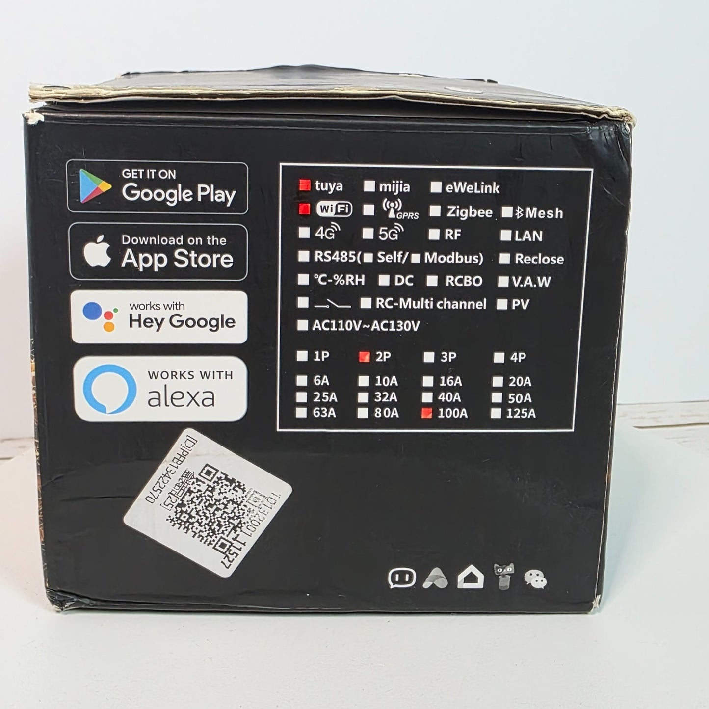 IOT-Based Smart Micro Circuit Breaker With WiFi/Bluetooth Remote Control Powered By Tuya For 230V 50Hz 6000A C100