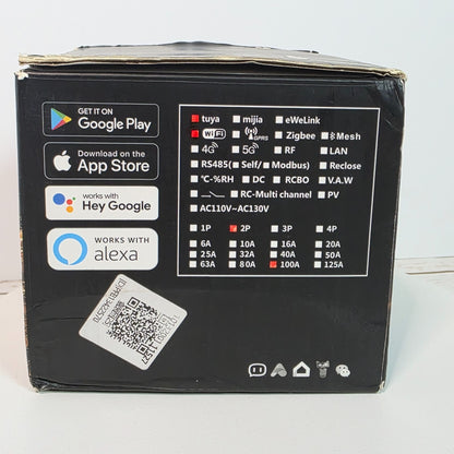 IOT-Based Smart Micro Circuit Breaker With WiFi/Bluetooth Remote Control Powered By Tuya For 230V 50Hz 6000A C100