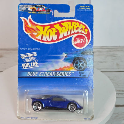 Hot Wheels Mattel Blue Streak Series Speed Blaster Die-Cast Car