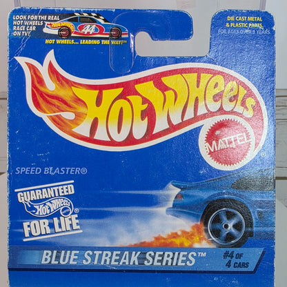 Hot Wheels Mattel Blue Streak Series Speed Blaster Die-Cast Car