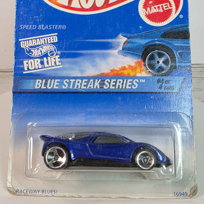 Hot Wheels Mattel Blue Streak Series Speed Blaster Die-Cast Car