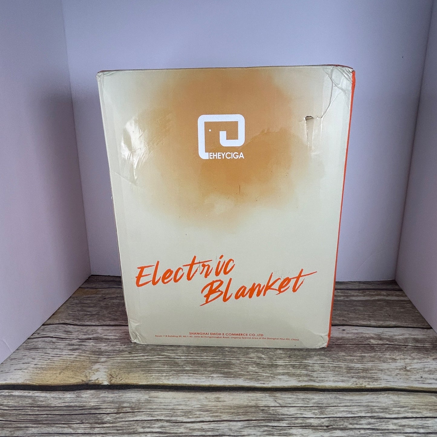 Eheyciga Faux Fur Heated Electric Blanket Grey Throw