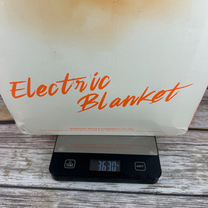 Eheyciga Faux Fur Heated Electric Blanket Grey Throw