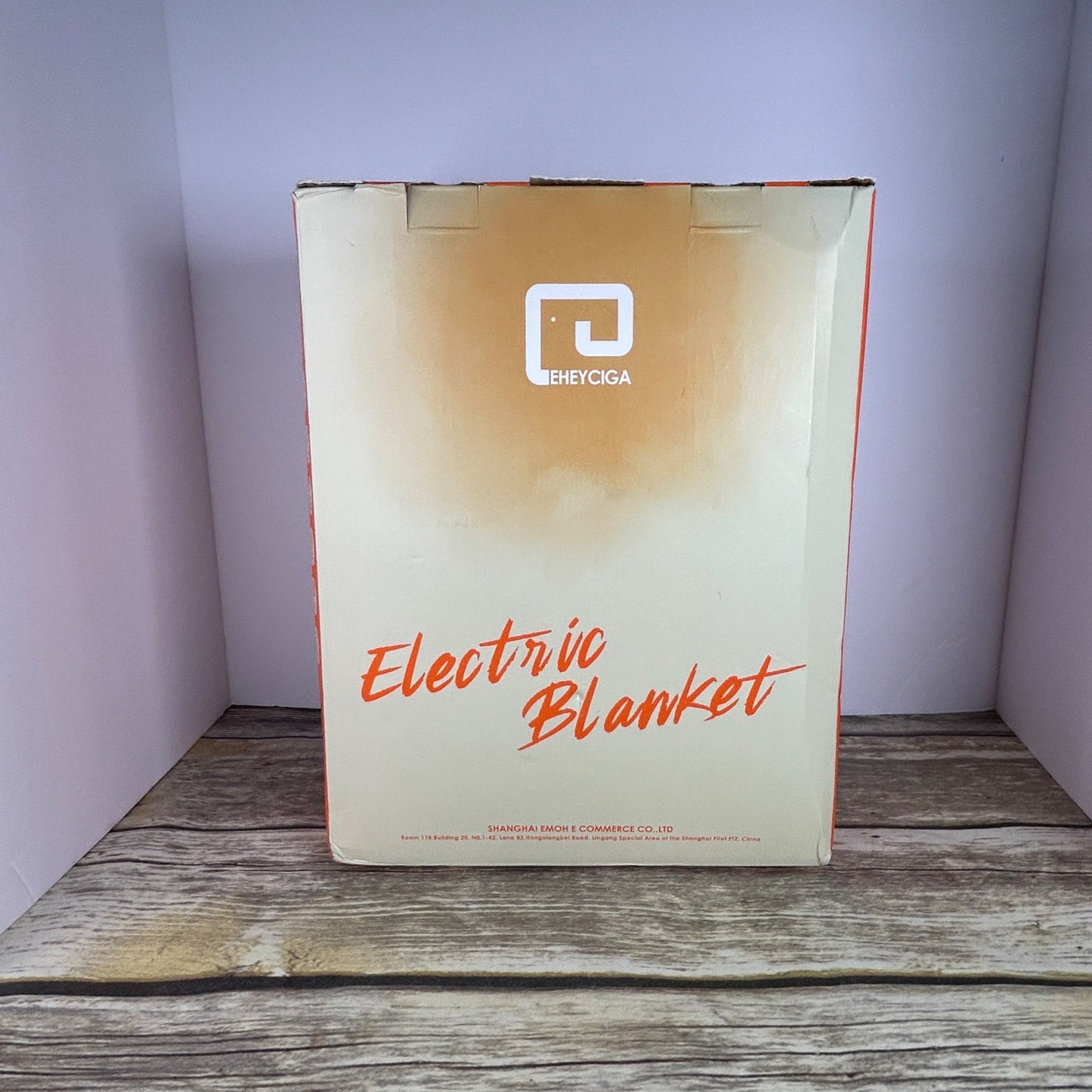 Eheyciga Faux Fur Heated Electric Blanket Grey Throw