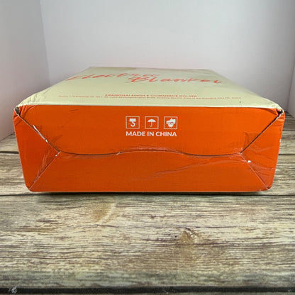 Eheyciga Faux Fur Heated Electric Blanket Grey Throw