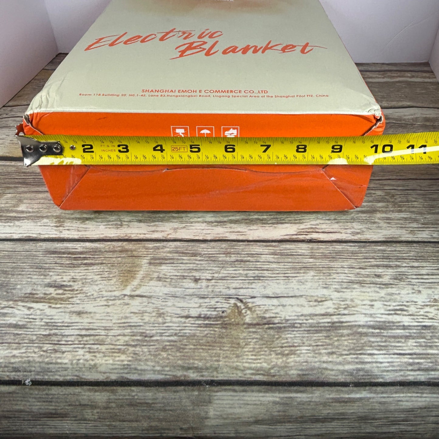 Eheyciga Faux Fur Heated Electric Blanket Grey Throw