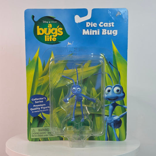 Disney A Bug's Life Flik Figure Die Cast Mini Bug New Rare Vintage Thinkway