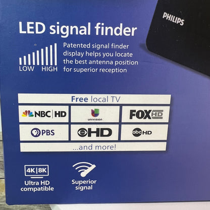 PHILIPS Antenna HD Signal Finder Amplified TV Antenna