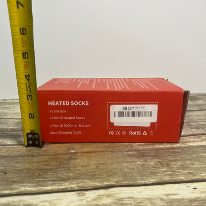 New FREEHILL Heated Socks Warm Merino Wool S/M Black