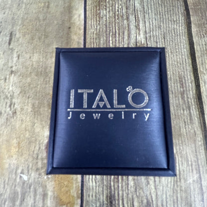 Italo Halo Half Eternity Multi Row Oval Cut Bridal Wedding Ring