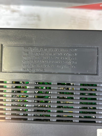 Vintage 1989 IMA 5.5” Hi-Tech Portable Television Black & White TV 55RWB