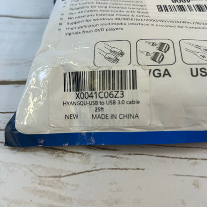 High Quality cable / High Speed / USB to USB 3.0 Cable / 25ft