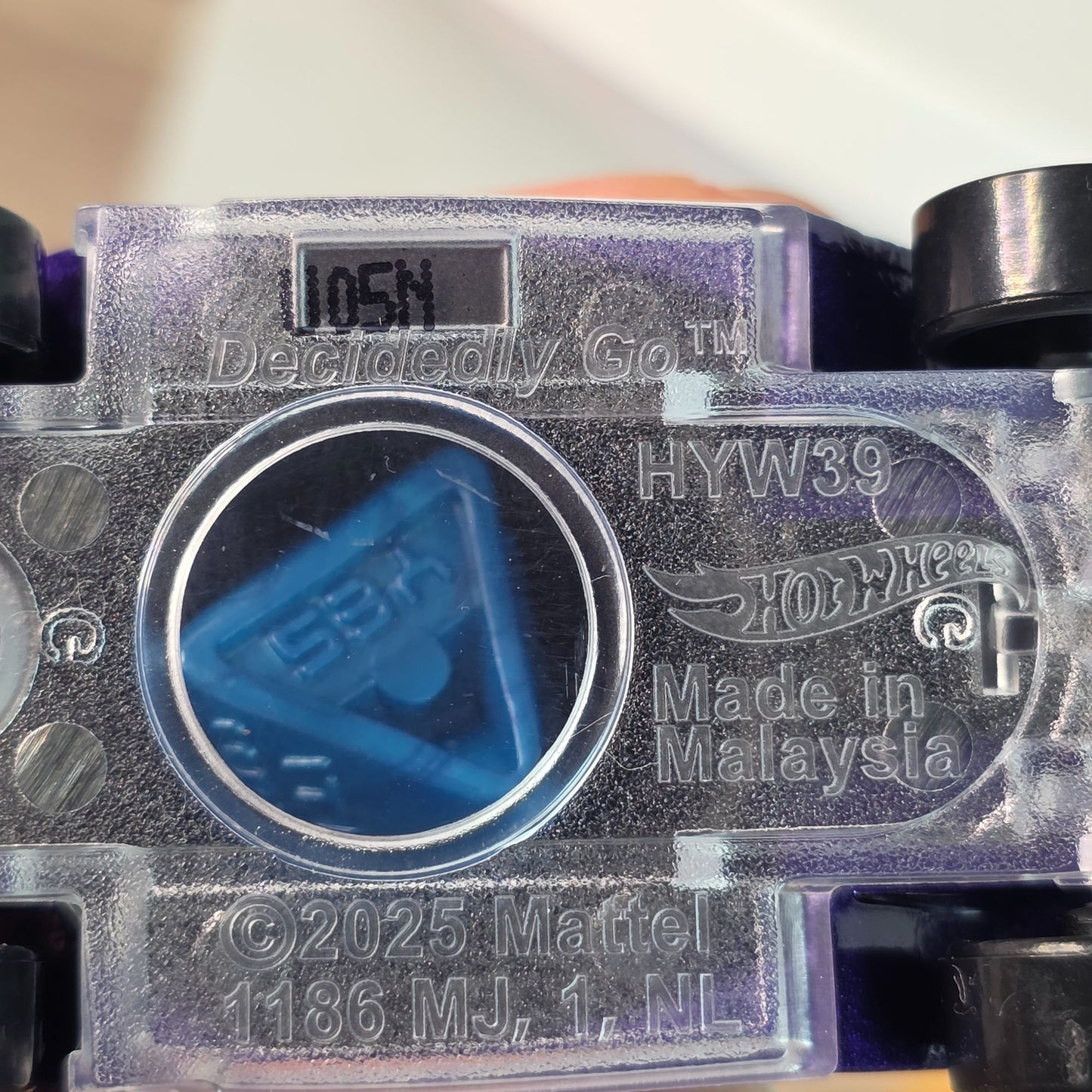 Hot Wheels Decidedly Go Purple & Black Die-Cast Toy Car