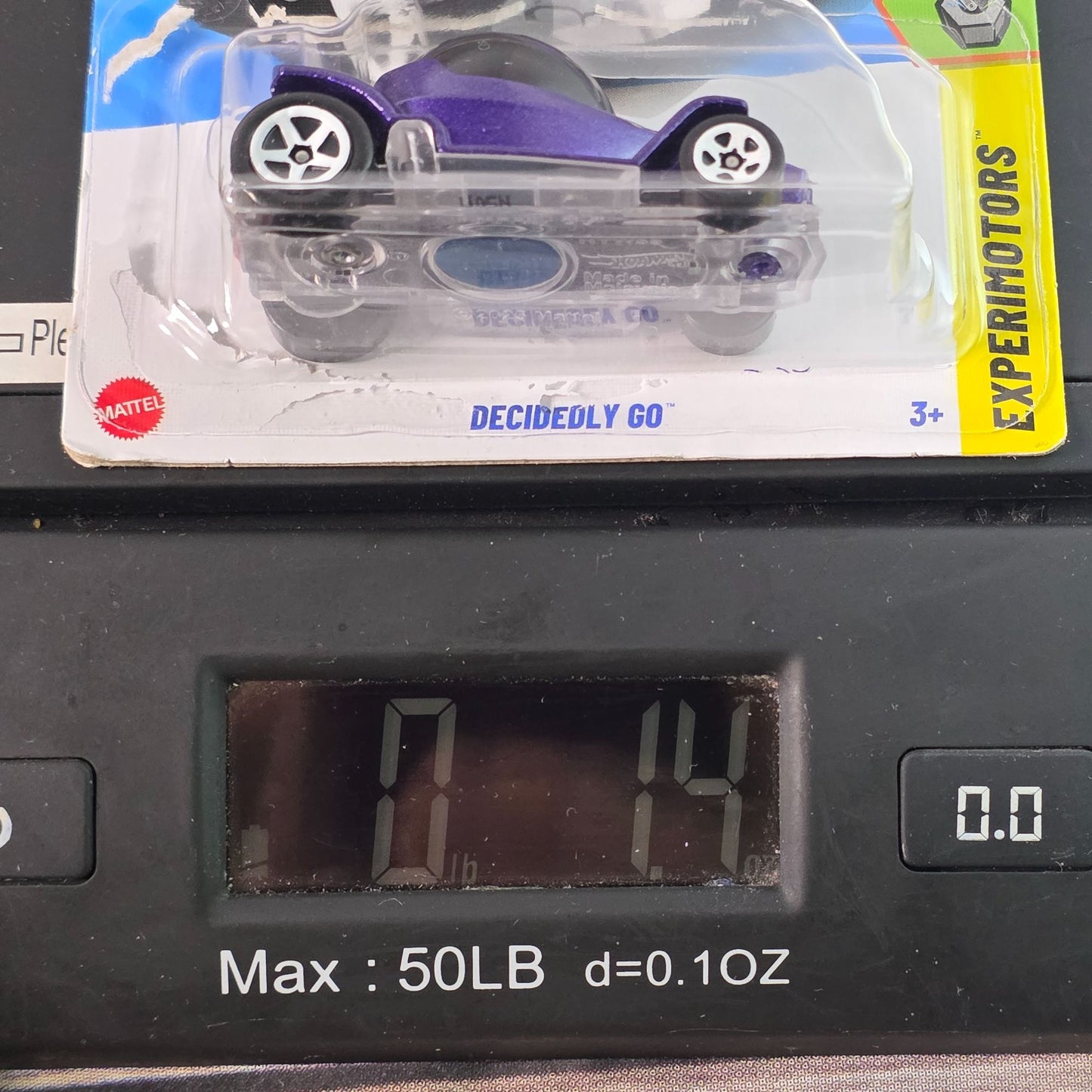 Hot Wheels Decidedly Go Purple & Black Die-Cast Toy Car