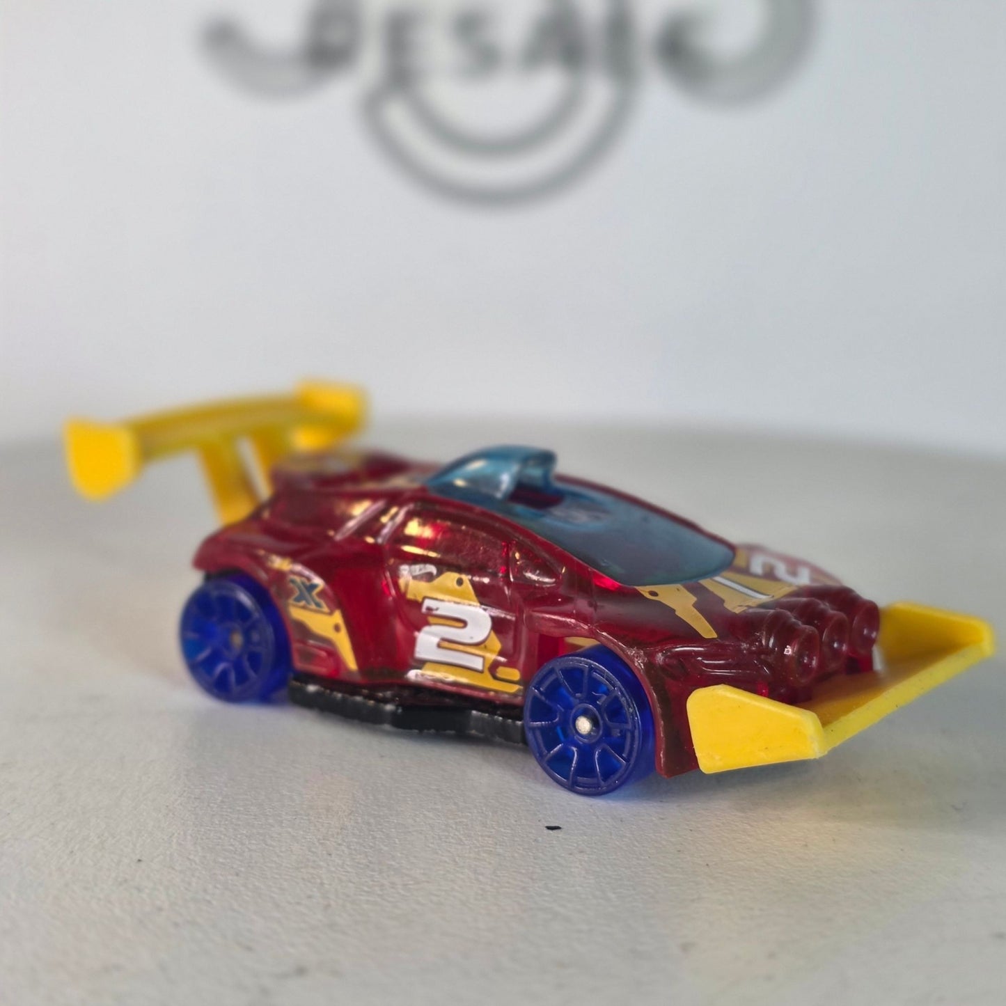 🔥 Hot Wheels X-Raycers 2019 RISING HEAT Translucent Red RALLY Car 🏎️