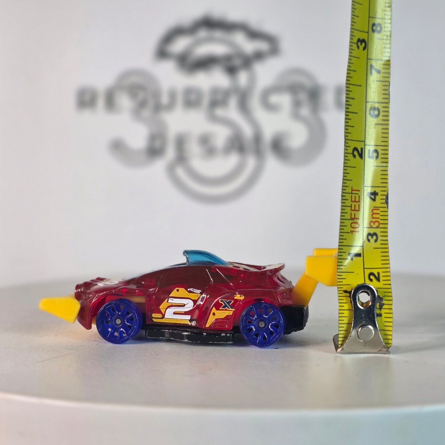 🔥 Hot Wheels X-Raycers 2019 RISING HEAT Translucent Red RALLY Car 🏎️
