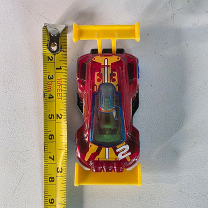 🔥 Hot Wheels X-Raycers 2019 RISING HEAT Translucent Red RALLY Car 🏎️