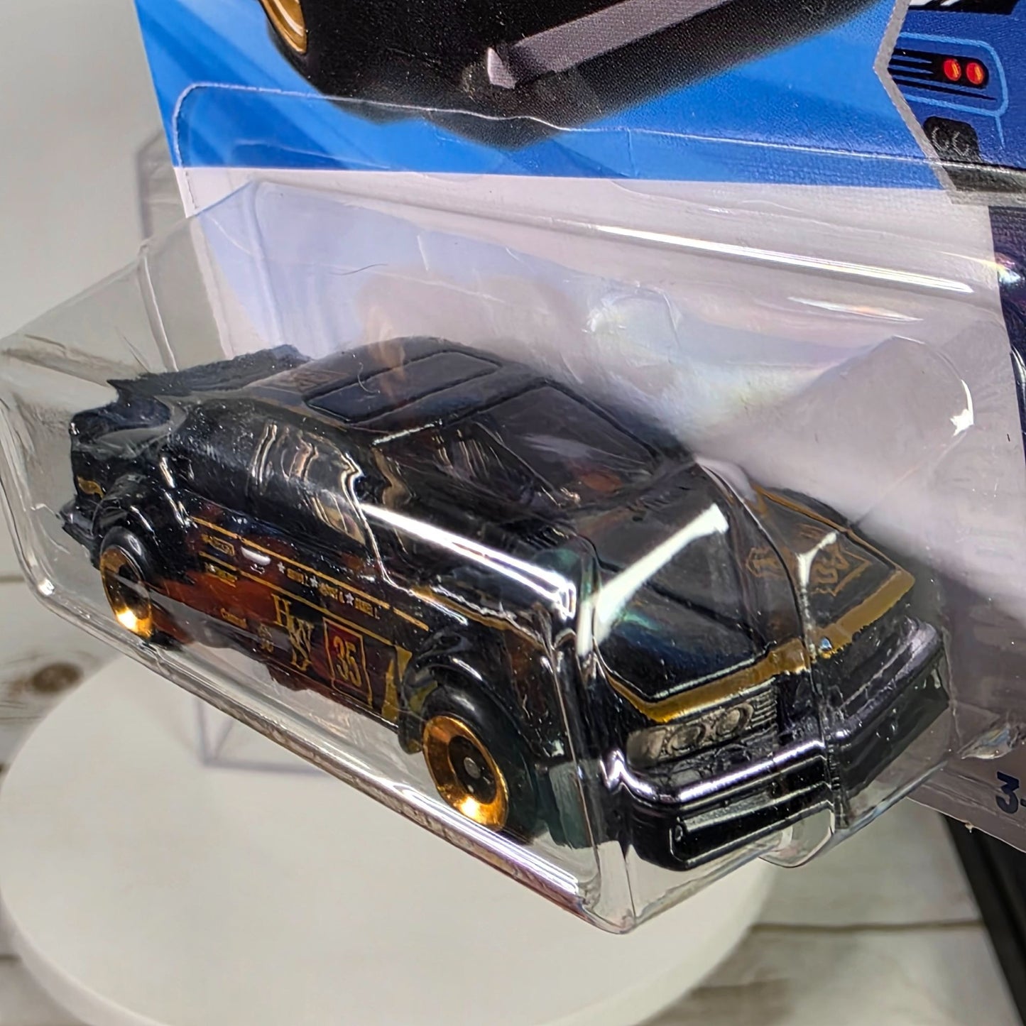 Hot Wheels BMW 635 CSi 2025 Collectible Die-Cast Car 1:5 Wild Widebody Series Black W/Gold Accents 185/250 Limited Edition