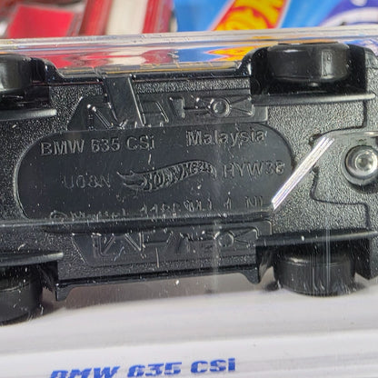 Hot Wheels BMW 635 CSi 2025 Collectible Die-Cast Car 1:5 Wild Widebody Series Black W/Gold Accents 185/250 Limited Edition