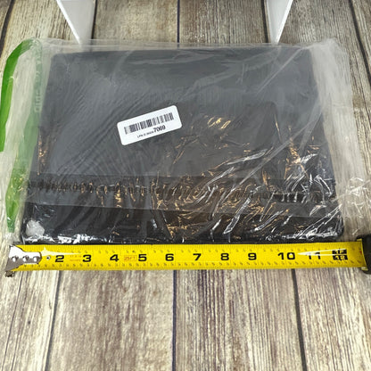 Infiland 360° Rotating Black Crystal Acrylic Transparent Back Protective Case For iPad Pro 12.9 Inch