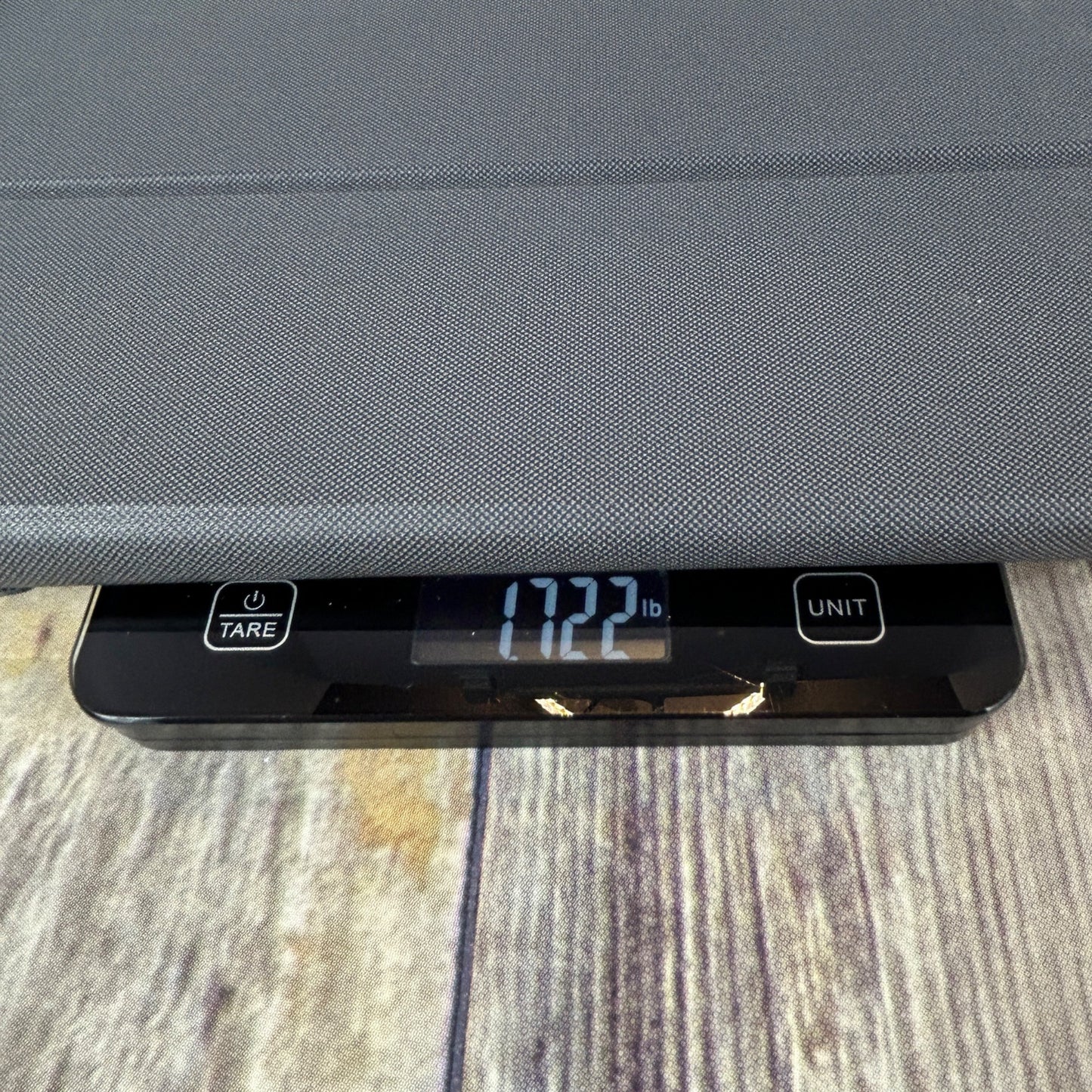 Infiland 360° Rotating Black Crystal Acrylic Transparent Back Protective Case For iPad Pro 12.9 Inch