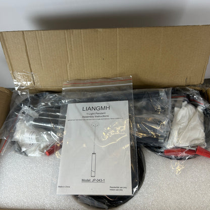 Modern Black LED Pendant Light Fixture Set Of 3