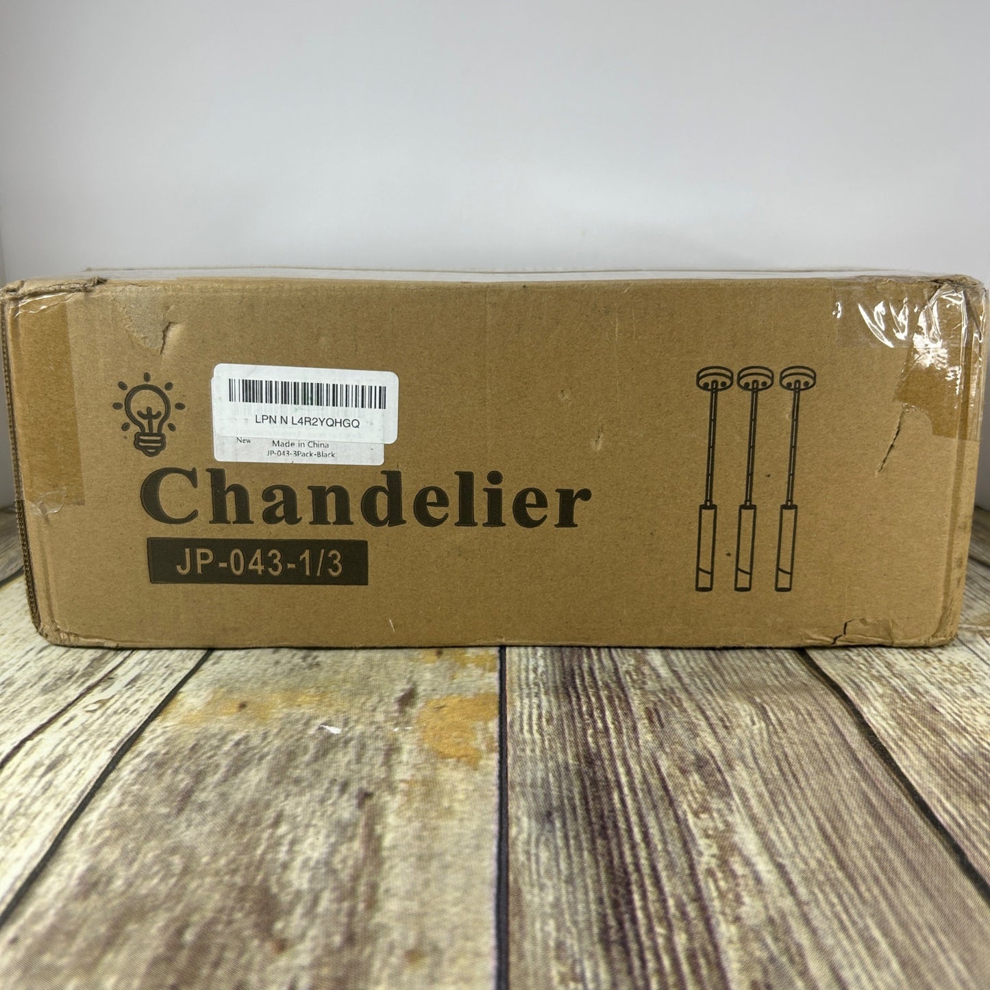 Modern Black LED Pendant Light Fixture Set Of 3