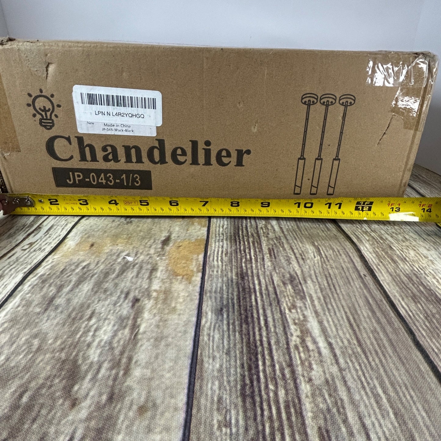 Modern Black LED Pendant Light Fixture Set Of 3