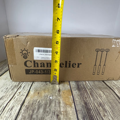 Modern Black LED Pendant Light Fixture Set Of 3