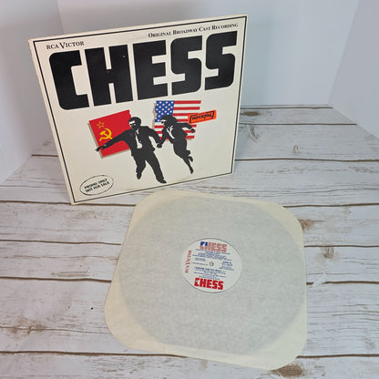 Chess Original Broadway Cast Promo Release Recording Vinyl By RCA Victor Promo Only