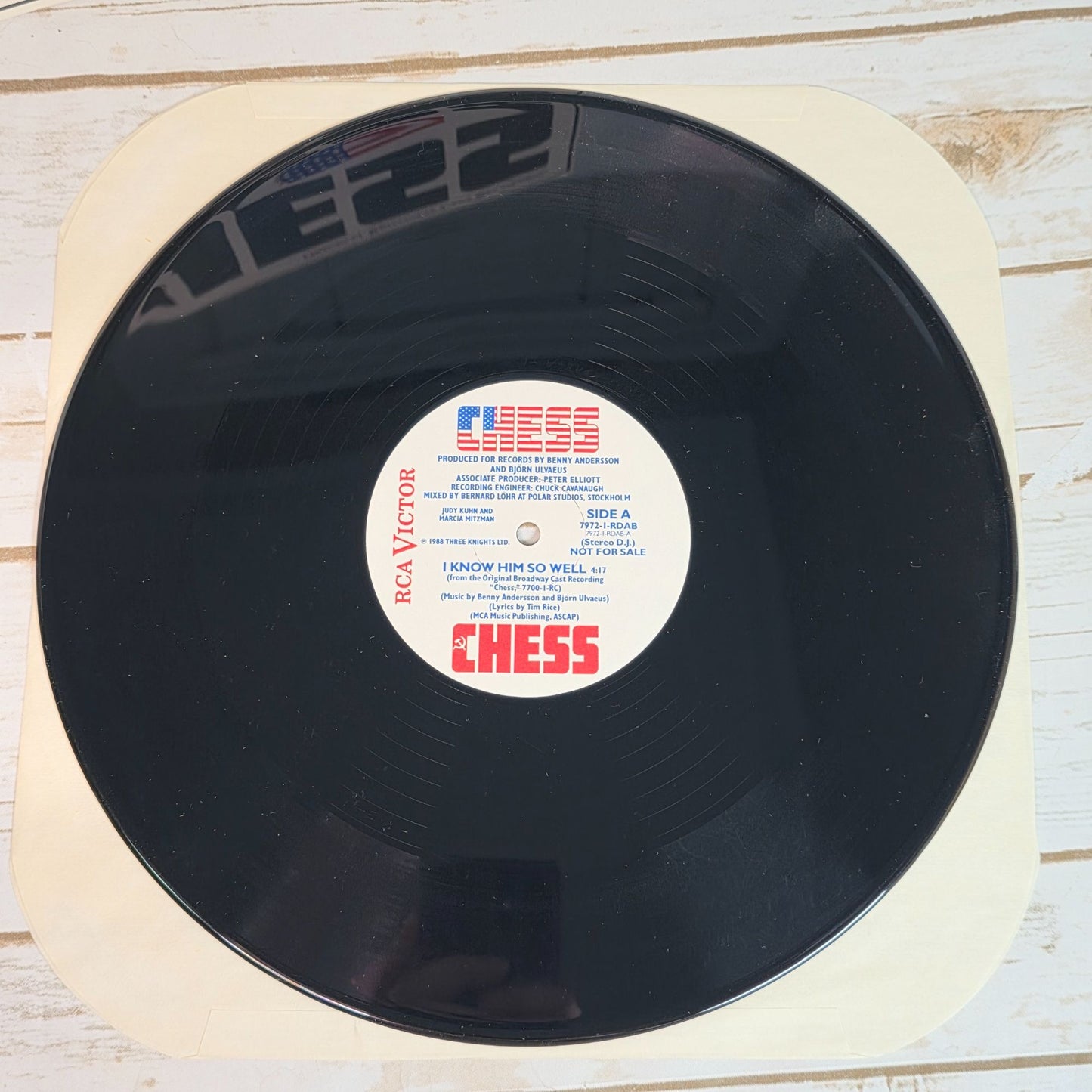 Chess Original Broadway Cast Promo Release Recording Vinyl By RCA Victor Promo Only