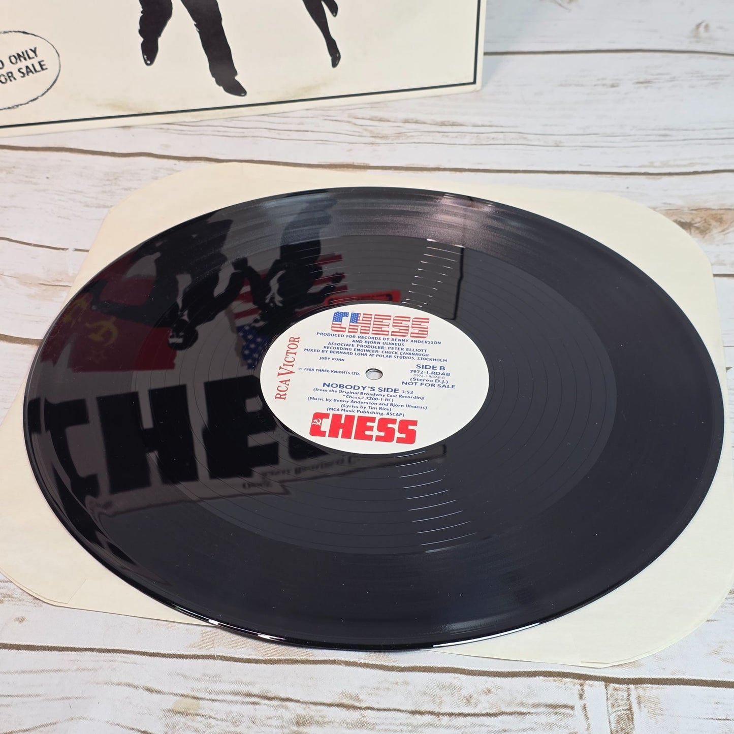 Chess Original Broadway Cast Promo Release Recording Vinyl By RCA Victor Promo Only