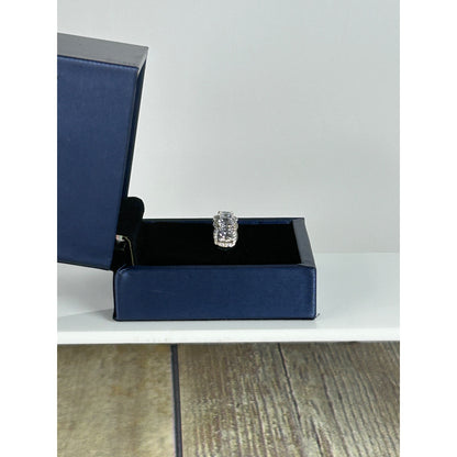 Sterling Silver 5-Stone White Sapphire Ring Nickel-Free