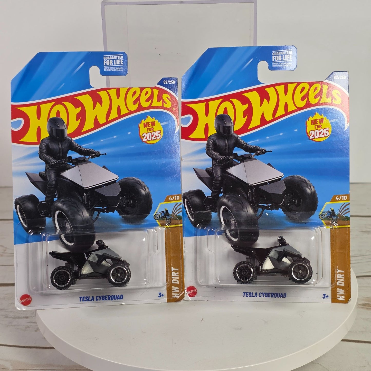 Hot Wheels Tesla Cyberquad HW Dirt Die-Cast Collectible 82/250 Limited Edition New For 2025