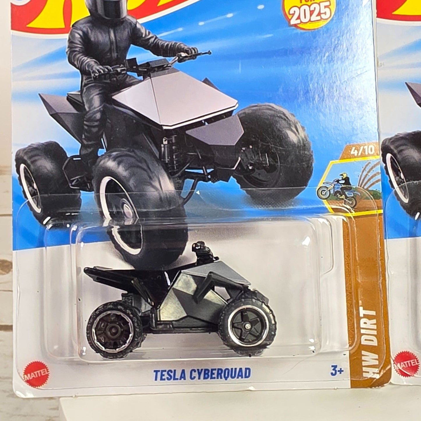 Hot Wheels Tesla Cyberquad HW Dirt Die-Cast Collectible 82/250 Limited Edition New For 2025