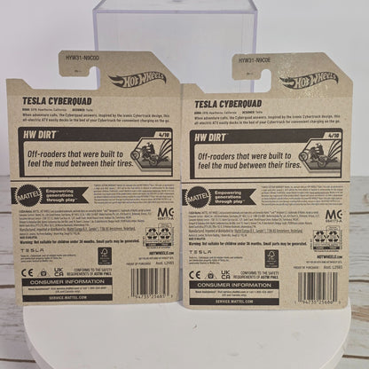 Hot Wheels Tesla Cyberquad HW Dirt Die-Cast Collectible 82/250 Limited Edition New For 2025