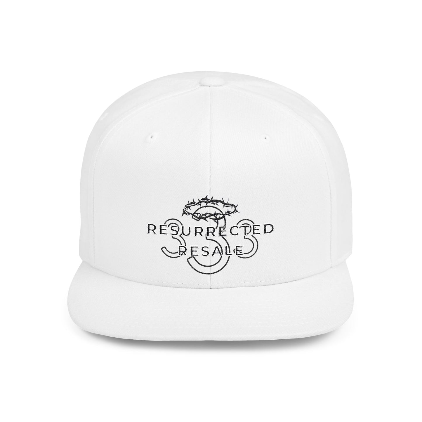 Stylish Flat Bill Snapback Hat, Trendy Dad Hat, Graphic Cap, Casual Wear, Gifts for Him, Fun Beach Accessory