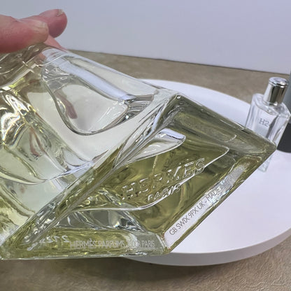 Hermes Paris Men’s H24 Eau de Toilette Fantaisie Etriers Cologne Fragrance Set Small Travel Size Empty