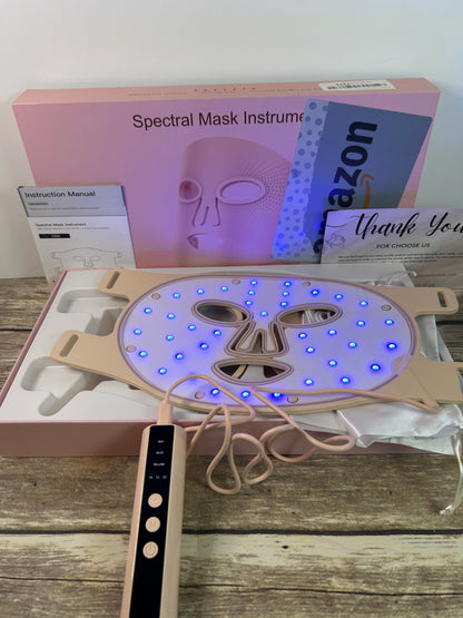 KETAN LED Light Therapy Mask, Blue Red Light Therapy Facial Skin Care Mask