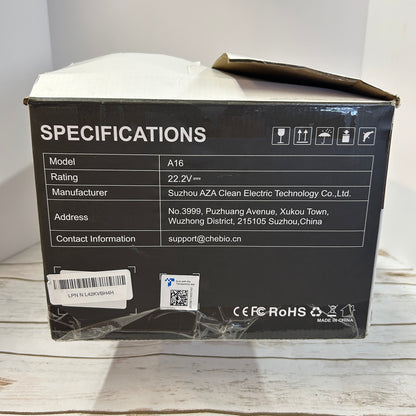 NIOB New CHEBIO A16 Cordless Stick Vacuum Red