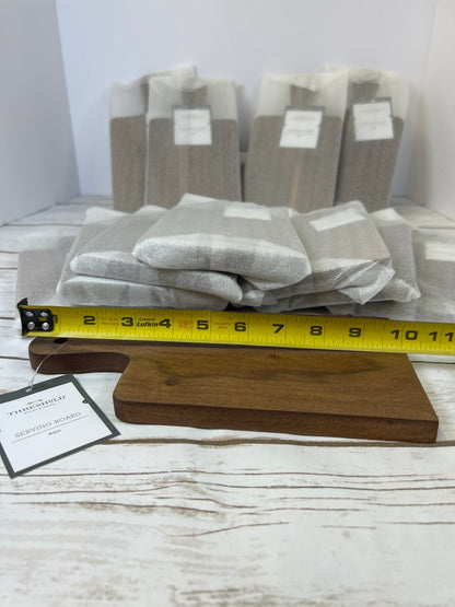 Lot Of 12 Threshold Serving/Cutting Board Arjun Dark Brown 10”X5” NWT